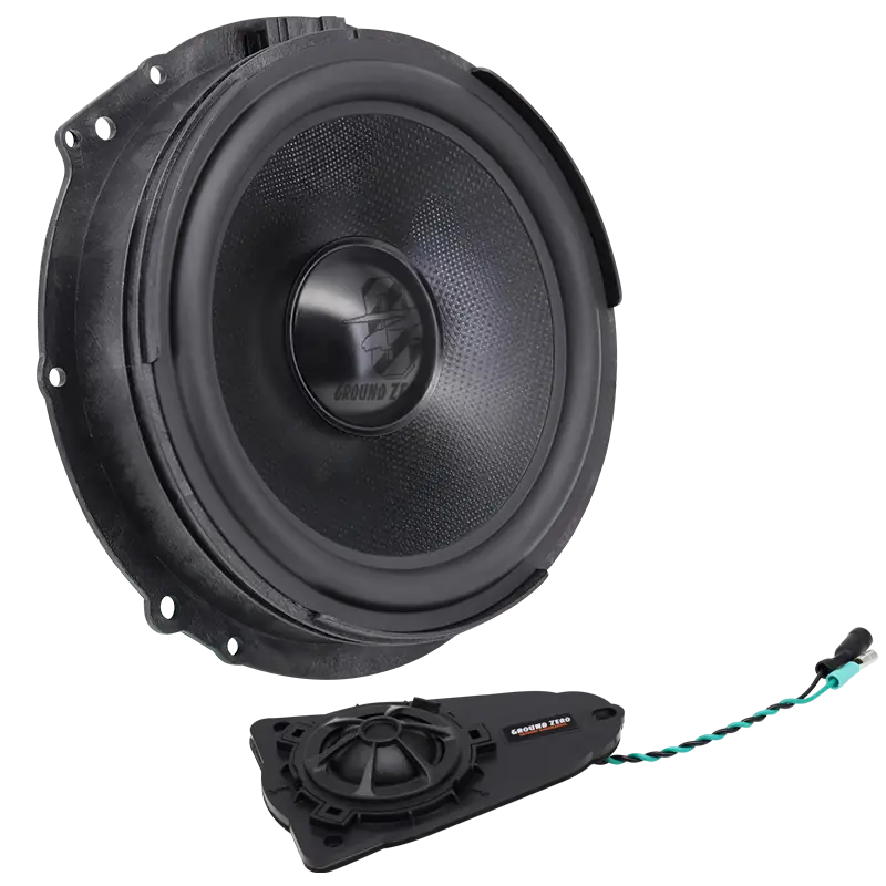 Abbildung eines Lautsprechers, das bei Helmut Wölfler Caraudio angeboten wird.